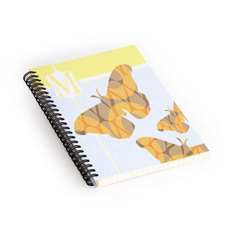 Jennifer Hill Mister Moth Spiral Notebook
