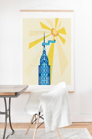 Jennifer Hill New York City Chrysler Building Art Print And Hanger
