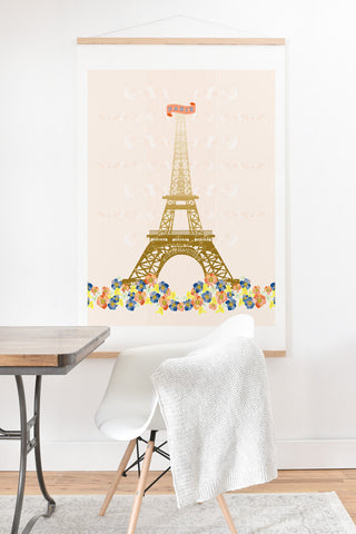 Jennifer Hill Paris Eiffel Tower Art Print And Hanger