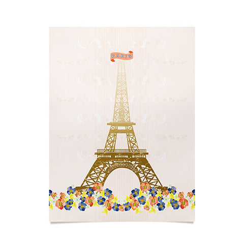 Jennifer Hill Paris Eiffel Tower Poster