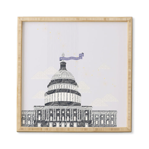 Jennifer Hill Washington DC Capitol Building Framed Wall Art