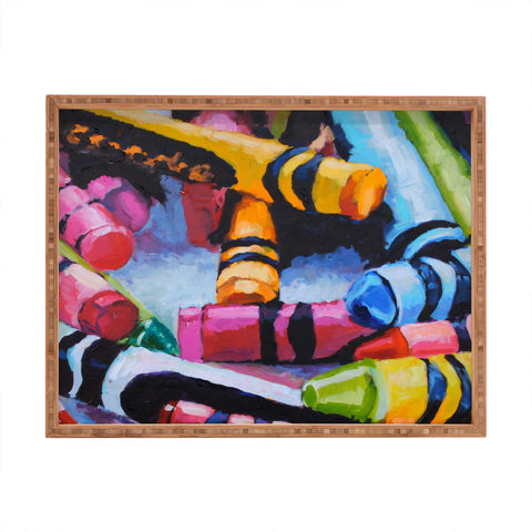 Jenny Grumbles Crayons Rectangular Tray
