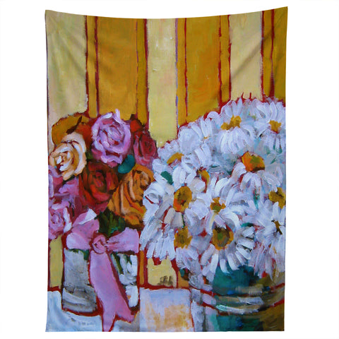 Jenny Grumbles Daisies and Roses Tapestry