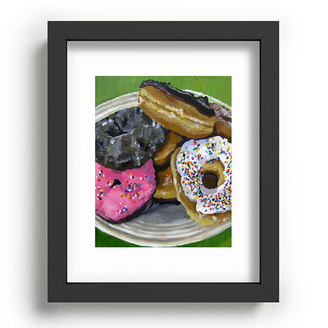 Jenny Grumbles Donuts Recessed Framing Rectangle