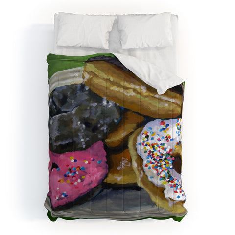 Jenny Grumbles Donuts Comforter