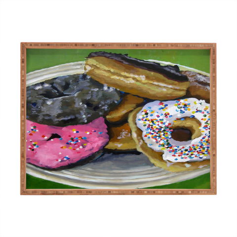 Jenny Grumbles Donuts Rectangular Tray