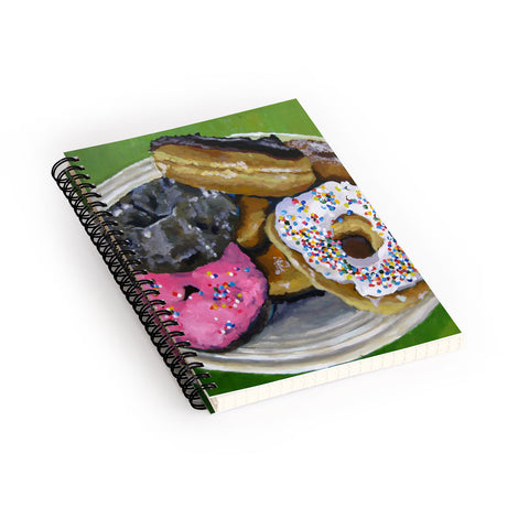 Jenny Grumbles Donuts Spiral Notebook