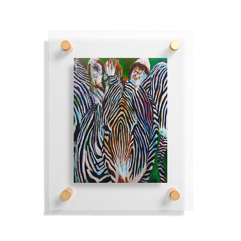 Jenny Grumbles Study In Stripes Floating Acrylic Print
