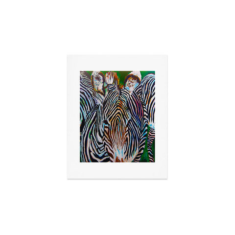 Jenny Grumbles Study In Stripes Art Print
