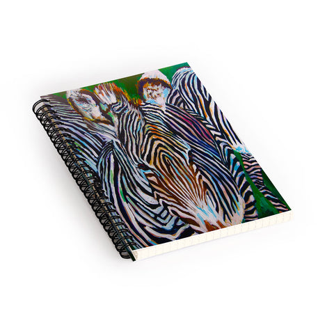 Jenny Grumbles Study In Stripes Spiral Notebook