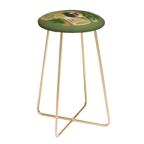 Jimmy Tan Hidden cat 51 private forest Counter Stool