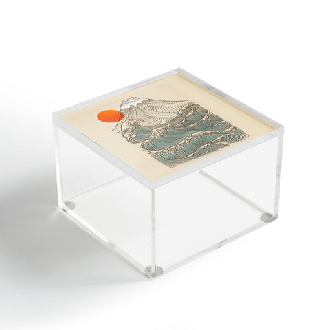 Jimmy Tan Mount Fuji the great wave Acrylic Box