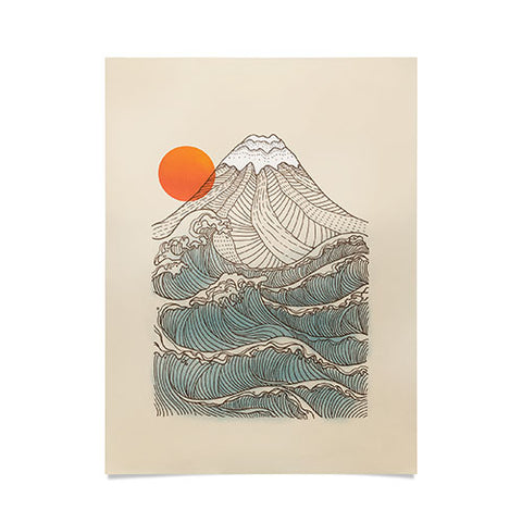 Jimmy Tan Mount Fuji the great wave Poster