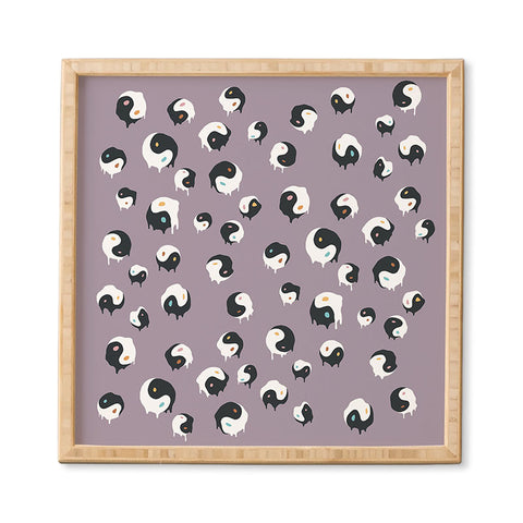 Jimmy Tan Yinyang pattern 1p Framed Wall Art