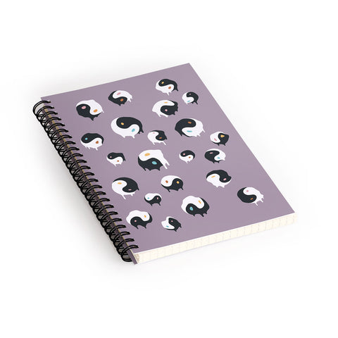 Jimmy Tan Yinyang pattern 1p Spiral Notebook