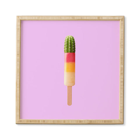 Jonas Loose Cactus Popsicle Framed Wall Art