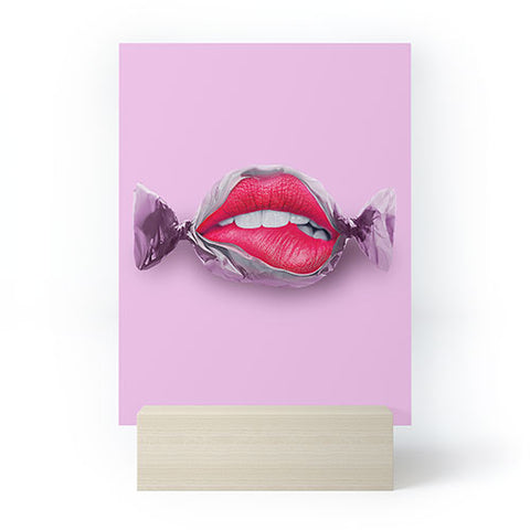Jonas Loose Candy Lips Mini Art Print