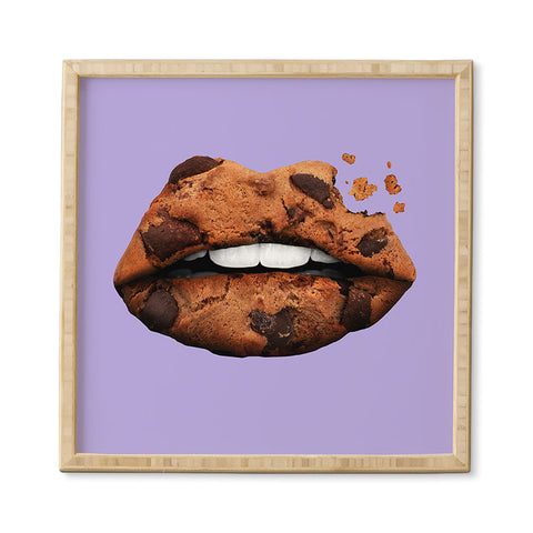 Jonas Loose Cookie Lips Framed Wall Art