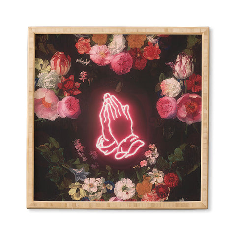 Jonas Loose PRAYING FOR FLOWERS Framed Wall Art