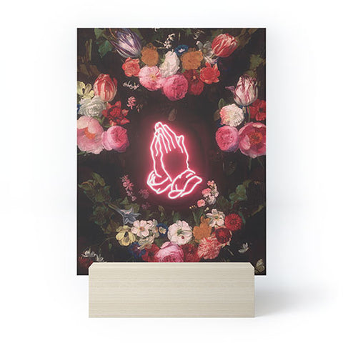 Jonas Loose PRAYING FOR FLOWERS Mini Art Print