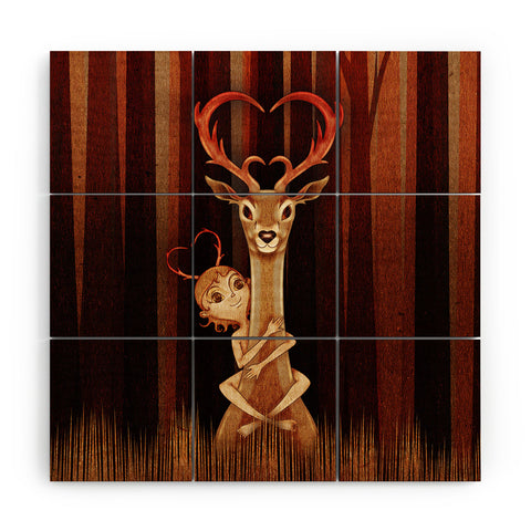 Jose Luis Guerrero Deer 1 Wood Wall Mural