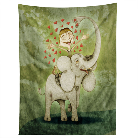 Jose Luis Guerrero Elephant 2 Tapestry