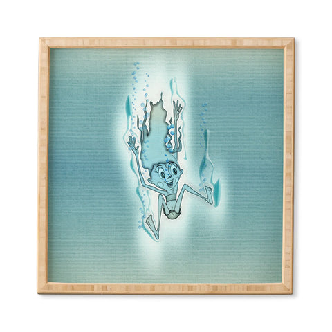 Jose Luis Guerrero Turquoise Framed Wall Art