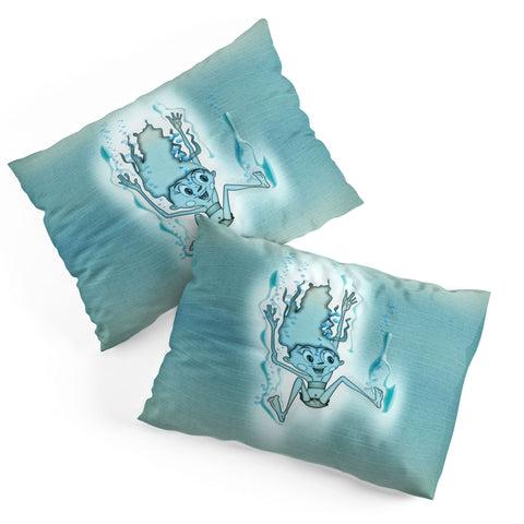 Jose Luis Guerrero Turquoise Pillow Shams