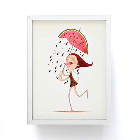 Jose Luis Guerrero Watermelon Framed Mini Art Print