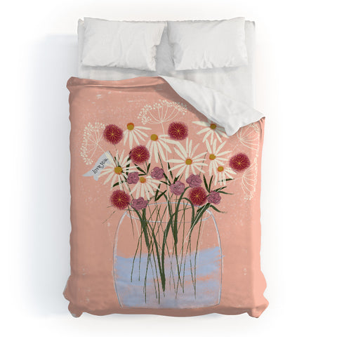 Joy Laforme A Gift for my Love Duvet Cover