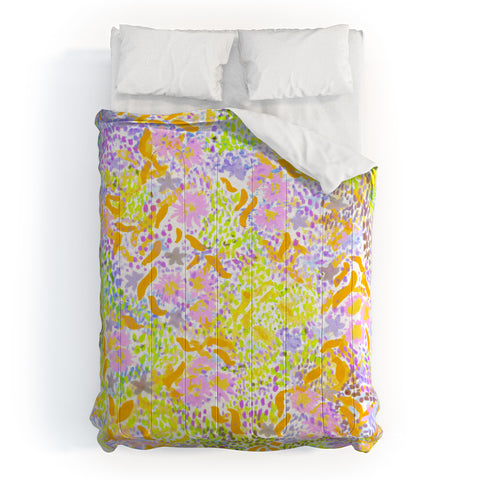 Joy Laforme Abstract Tropics II Comforter