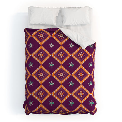 Joy Laforme Aztec Weave Comforter