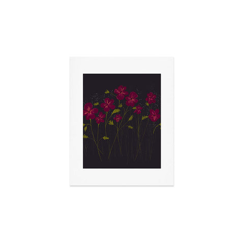 Joy Laforme Blooms of Field Pansies Art Print