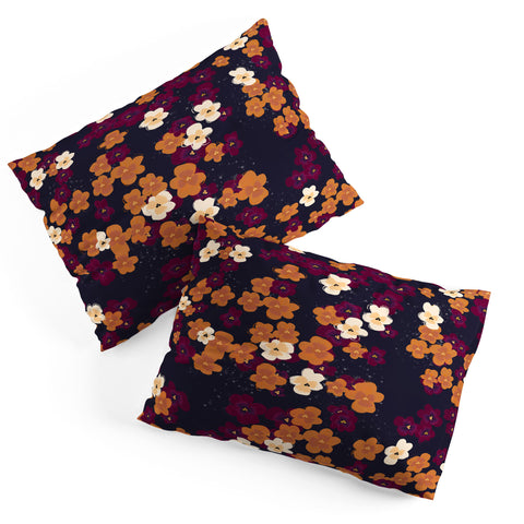 Joy Laforme Blooms of Mini Pansies Pillow Shams