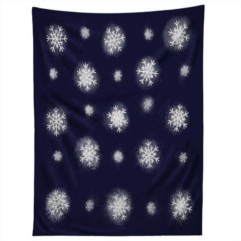 Joy Laforme Christmas Snow Tapestry