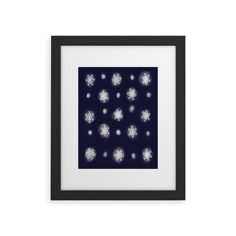 Joy Laforme Christmas Snow Framed Art Print