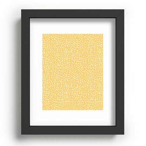 Joy Laforme Dots In Orange Recessed Framing Rectangle