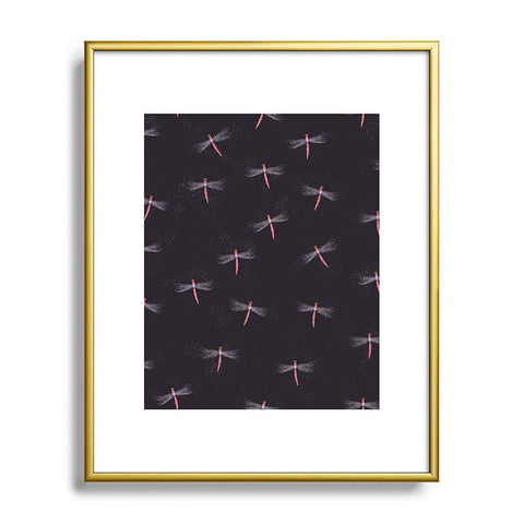 Joy Laforme Dragonflies Metal Framed Art Print