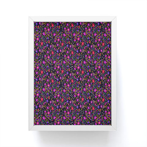 Joy Laforme Exotic Flora Deco Framed Mini Art Print