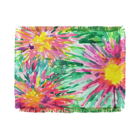 Joy Laforme Floral Confetti Throw Blanket