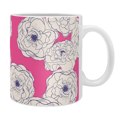 Joy Laforme Floral Sophistication In Pink Coffee Mug