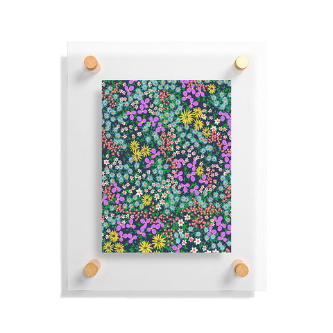 Joy Laforme Flower Bed Floating Acrylic Print