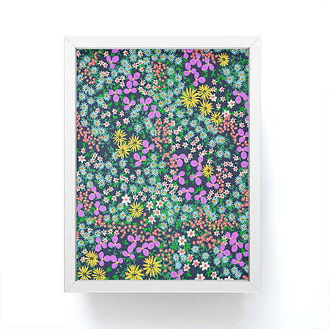 Joy Laforme Flower Bed Framed Mini Art Print