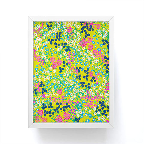 Joy Laforme Flower Bed III Framed Mini Art Print
