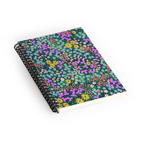 Joy Laforme Flower Bed Spiral Notebook