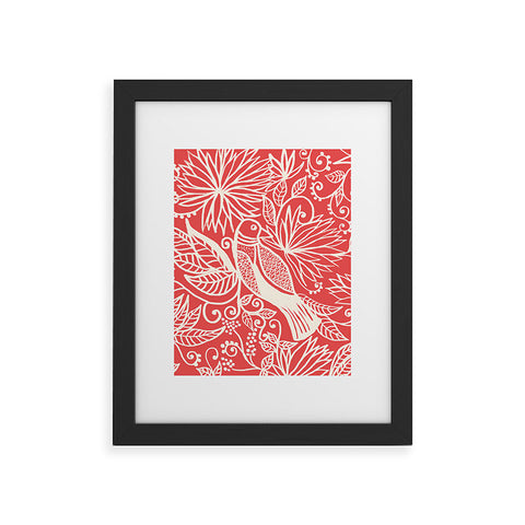 Joy Laforme Folklore Garden Bird Framed Art Print