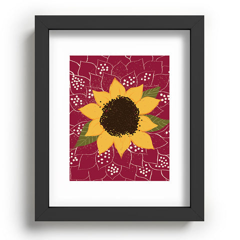 Joy Laforme Folklore Sunflower Recessed Framing Rectangle