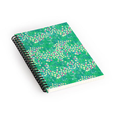 Joy Laforme Fresh Flower Fields Spiral Notebook
