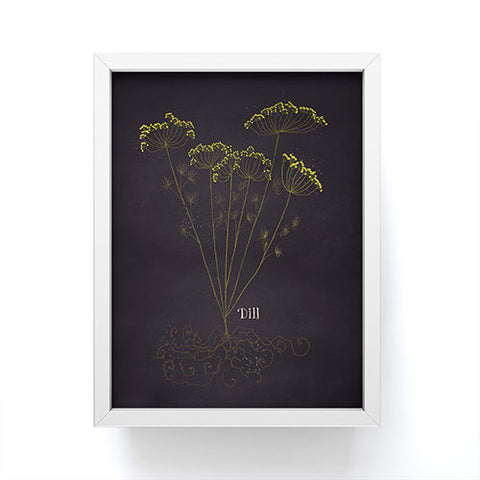 Joy Laforme Herb Garden Dill Framed Mini Art Print