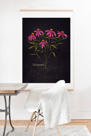 Joy Laforme Herb Garden Echinacea Art Print And Hanger